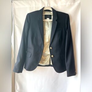 J. Crew Schoolboy Wool-blend with silk lining blazer in Navy - size 6 NWOT